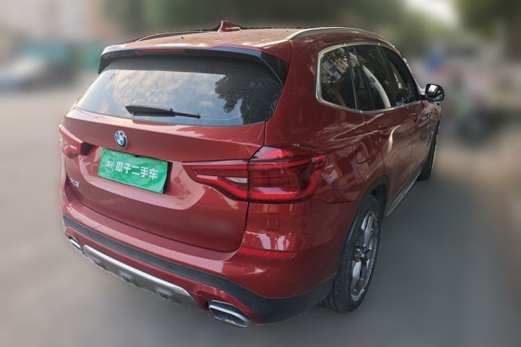 Used BMW X3 2020 xDrive28i Luxury Package Rear Right 45 Deg