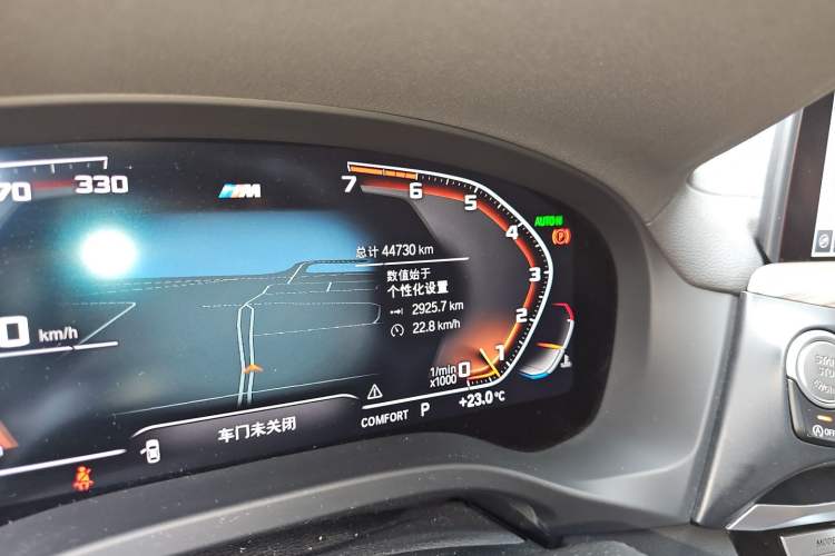 Used BMW X3 2020 xDrive28i M Sport Package Odometer Close Up