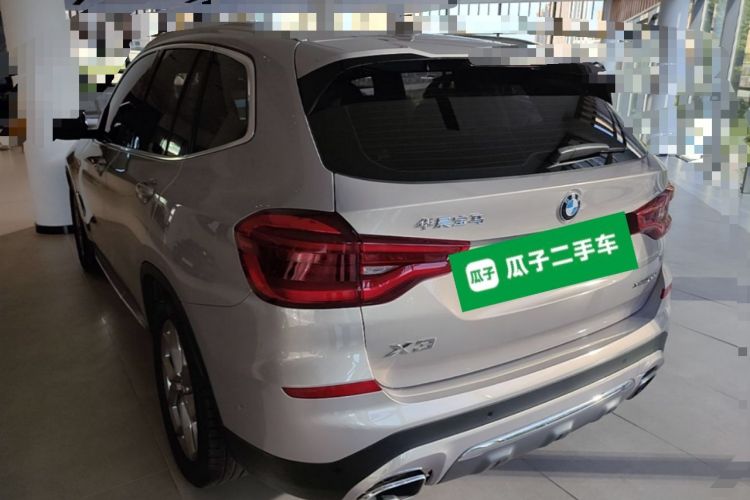 Used BMW X3 2020 xDrive28i Luxury Package Rear Left 45 Deg