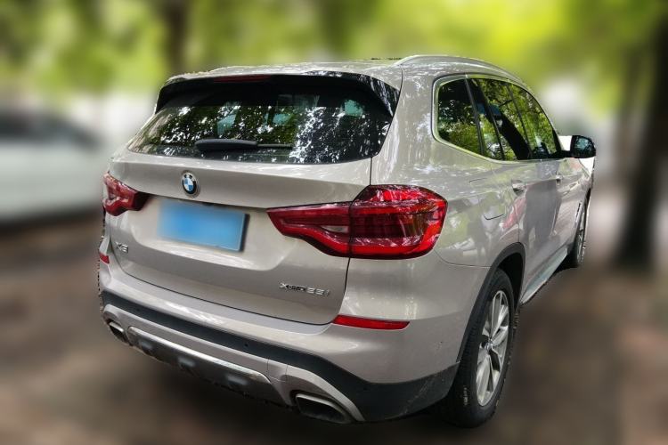 Used BMW X3 2020 xDrive25i Luxury Package Rear Right 45 Deg