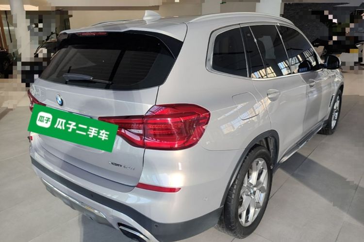 Used BMW X3 2020 xDrive28i Luxury Package Rear Right 45 Deg