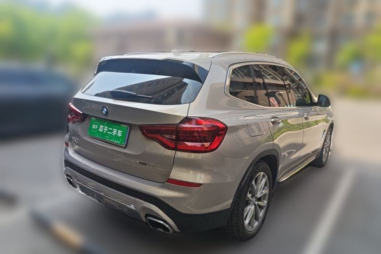 Used BMW X3 2020 xDrive25i Luxury Package Rear Right 45 Deg