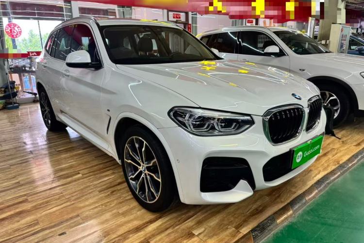 Used BMW X3 2020 xDrive30i Luxury Model with M Sport Package Front Right 45 Deg