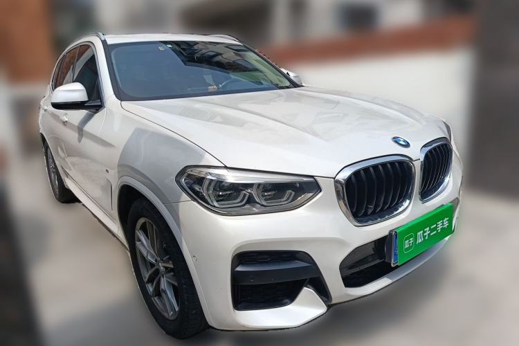 Used BMW X3 2020 xDrive25i M Sport Package Front Right 45 Deg