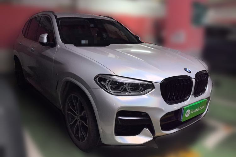 Used BMW X3 2020 xDrive30i Luxury Model with M Sport Package Front Right 45 Deg