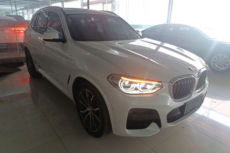 Used BMW X3 2020 xDrive30i Luxury Model with M Sport Package Front Right 45 Deg