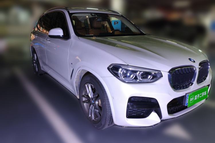 Used BMW X3 2020 xDrive25i M Sport Package Front Right 45 Deg
