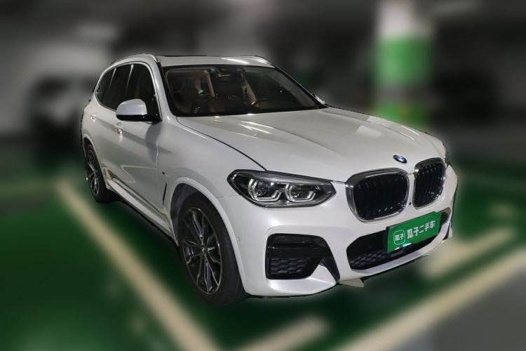 Used BMW X3 2020 xDrive30i Luxury Model with M Sport Package Front Right 45 Deg