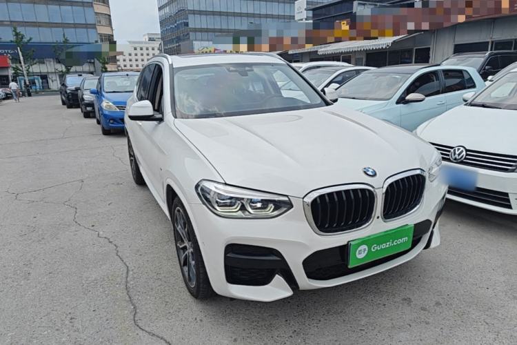 Used BMW X3 2020 xDrive30i Luxury Model with M Sport Package Front Right 45 Deg