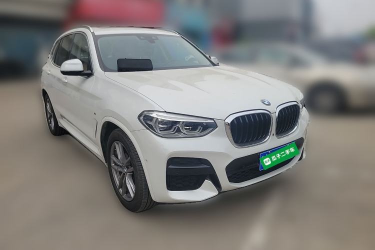 Used BMW X3 2020 xDrive25i M Sport Package Front Right 45 Deg