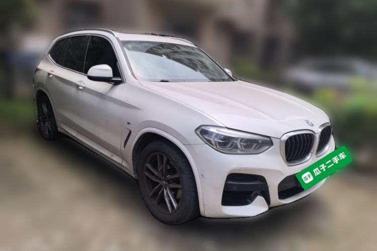 Used BMW X3 2020 xDrive25i M Sport Package Front Right 45 Deg