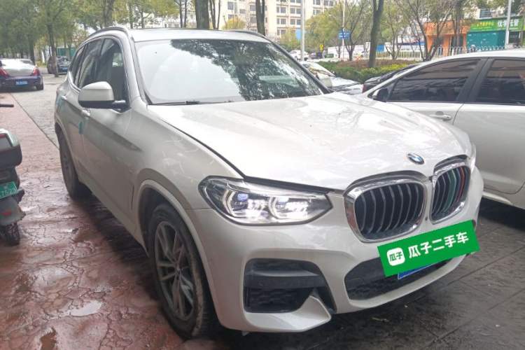 Used BMW X3 2020 xDrive28i M Sport Package Front Right 45 Deg