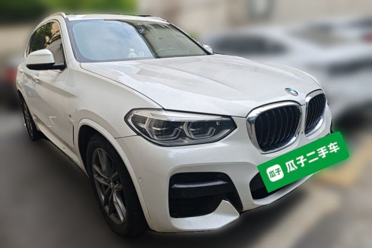 Used BMW X3 2020 xDrive25i M Sport Package Front Right 45 Deg