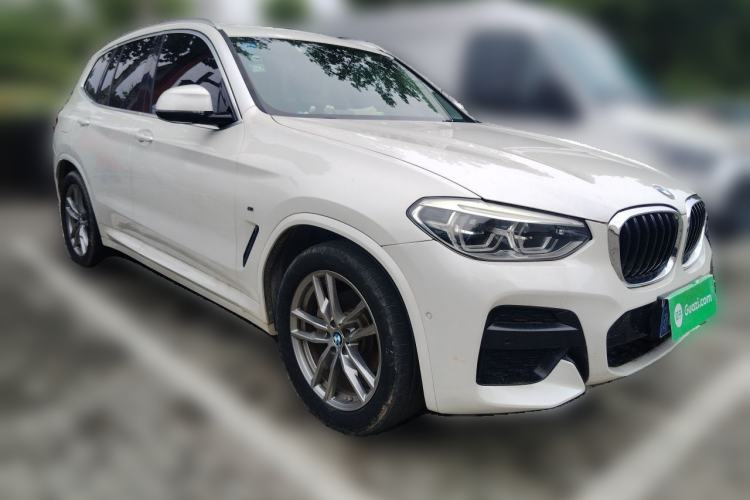 Used BMW X3 2020 xDrive25i M Sport Package Front Right 45 Deg