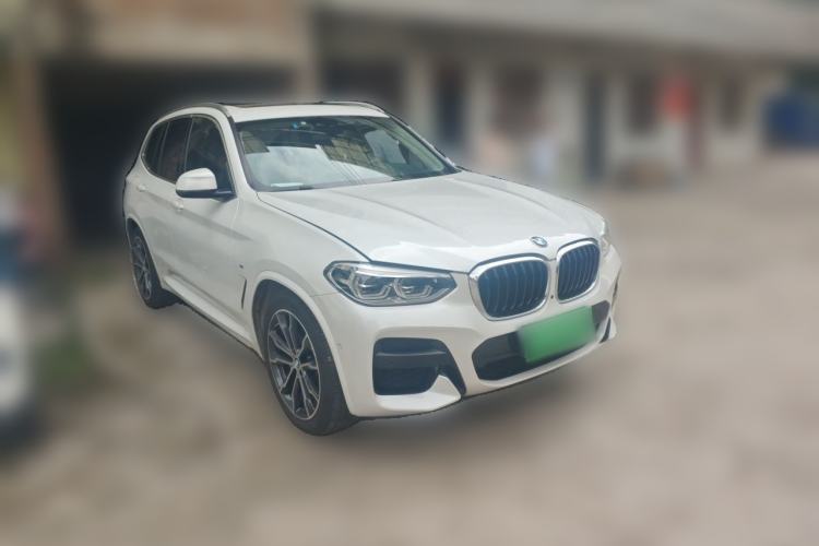 Used BMW X3 2020 xDrive30i Luxury Model with M Sport Package Front Right 45 Deg