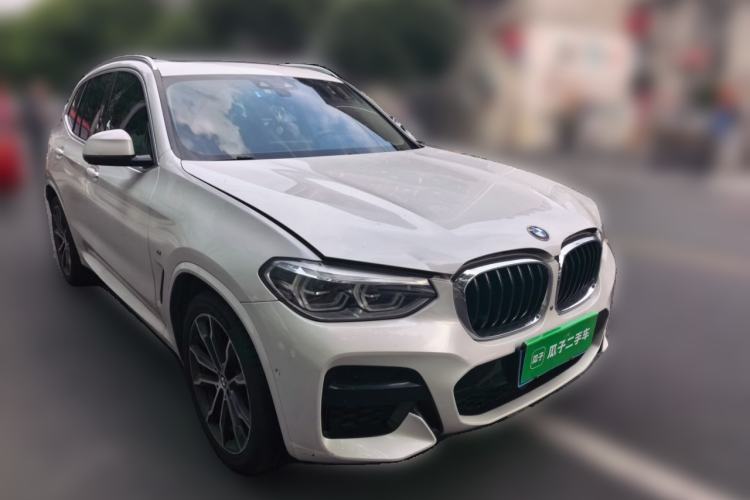 Used BMW X3 2020 xDrive30i Luxury Model with M Sport Package Front Right 45 Deg