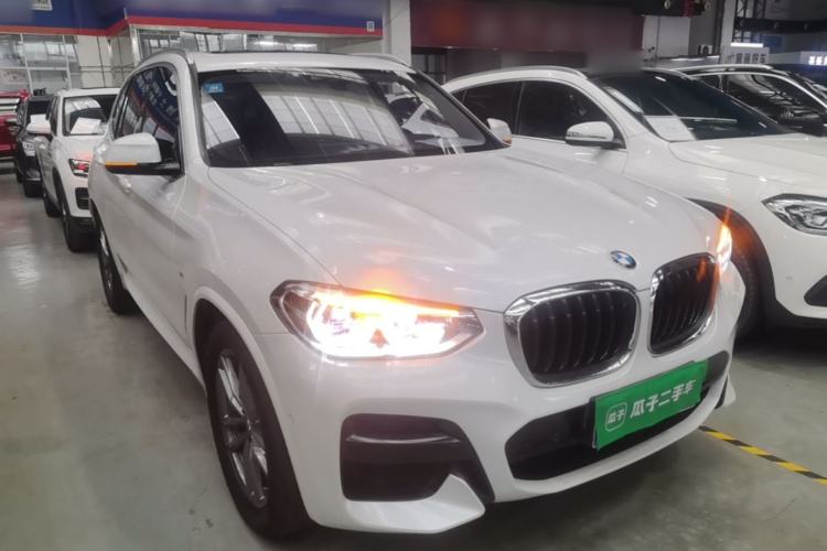 Used BMW X3 2020 xDrive25i M Sport Package Front Right 45 Deg