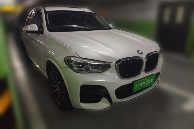 Used BMW X3 2020 xDrive30i Luxury Model with M Sport Package Front Right 45 Deg