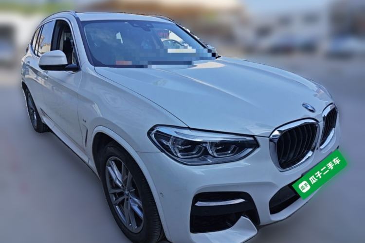 Used BMW X3 2020 xDrive25i M Sport Package Front Right 45 Deg