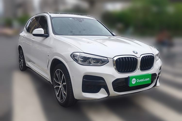 Used BMW X3 2020 xDrive30i Luxury Model with M Sport Package Front Right 45 Deg