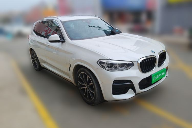 Used BMW X3 2020 xDrive30i Luxury Model with M Sport Package Front Right 45 Deg