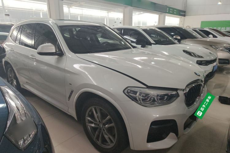 Used BMW X3 2020 xDrive28i M Sport Package Front Right 45 Deg