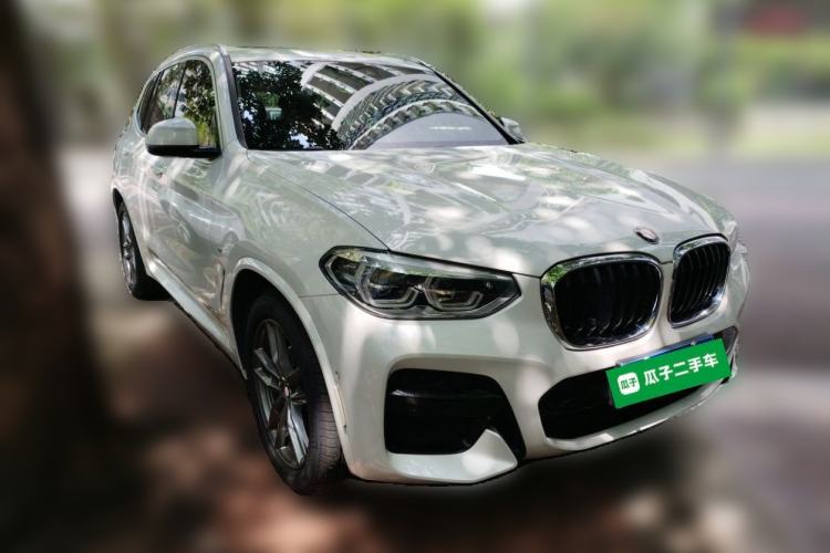Used BMW X3 2020 xDrive25i M Sport Package Front Right 45 Deg