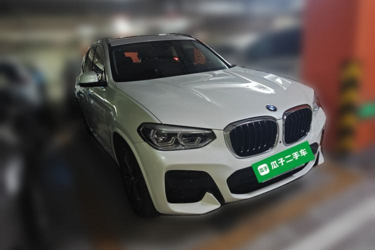 Used BMW X3 2020 xDrive30i Luxury Model with M Sport Package Front Right 45 Deg