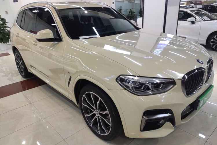 Used BMW X3 2020 xDrive30i Luxury Model with M Sport Package Front Right 45 Deg