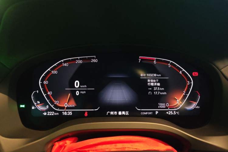 Used BMW X3 2020 xDrive25i Luxury Package Instrument Cluster