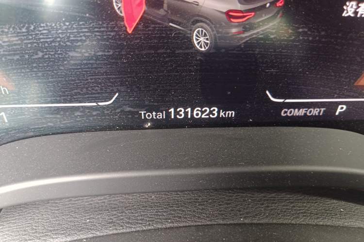 Used BMW X3 2020 xDrive28i Luxury Package Odometer Close Up