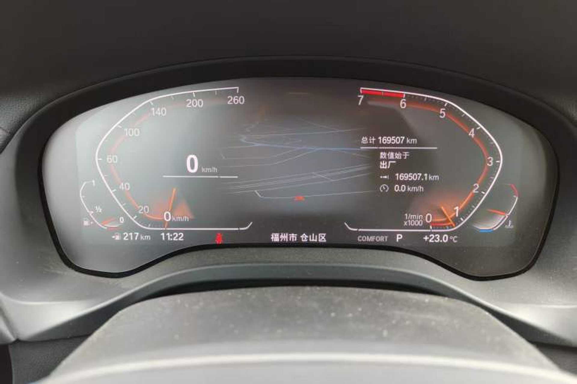 Used BMW X3 2020 xDrive28i Luxury Package Odometer Close Up