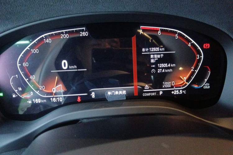 Used BMW X3 2020 xDrive28i M Sport Package Odometer Close Up