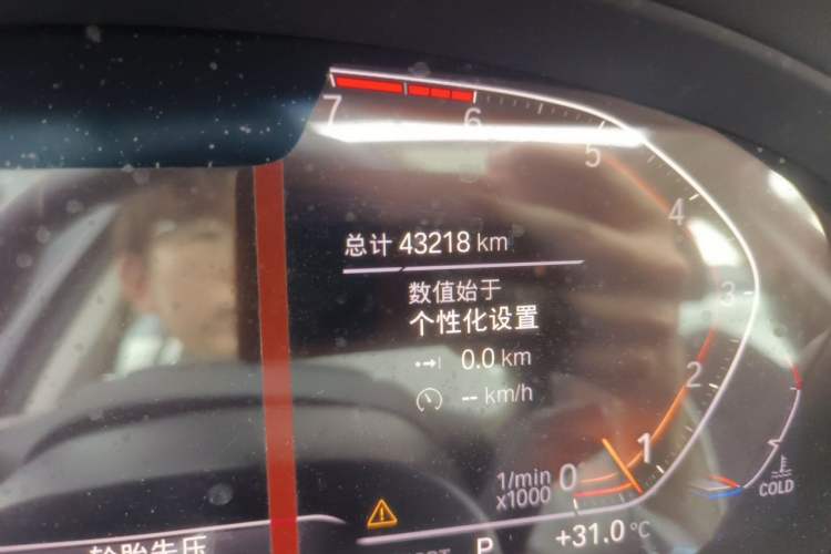 Used BMW X3 2020 xDrive28i Luxury Package Odometer Close Up