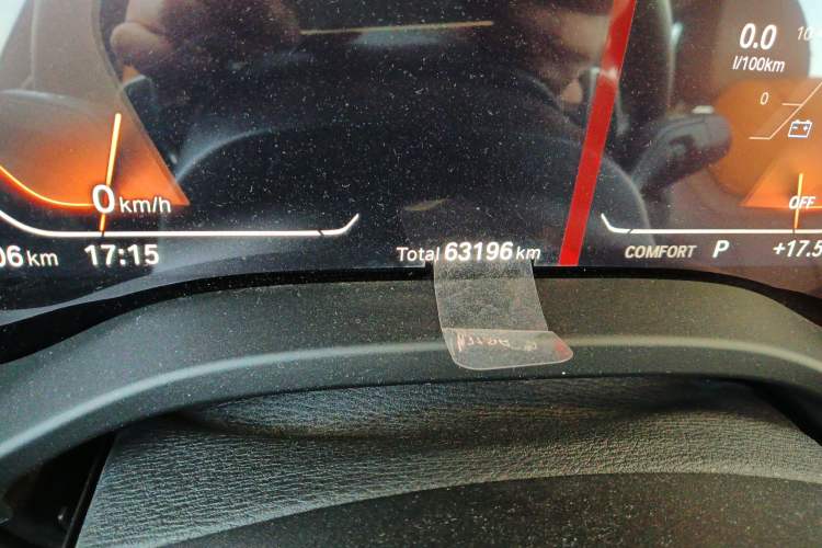 Used BMW X3 2020 xDrive28i M Sport Package Odometer Close Up