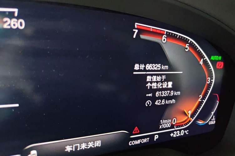 Used BMW X3 2020 xDrive28i M Sport Package Odometer Close Up