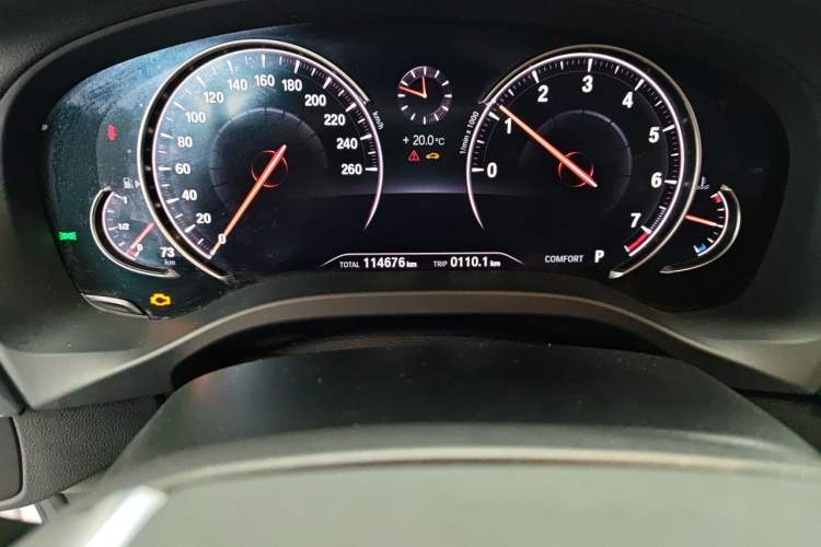 Used BMW X3 2020 xDrive28i Luxury Package Odometer Close Up