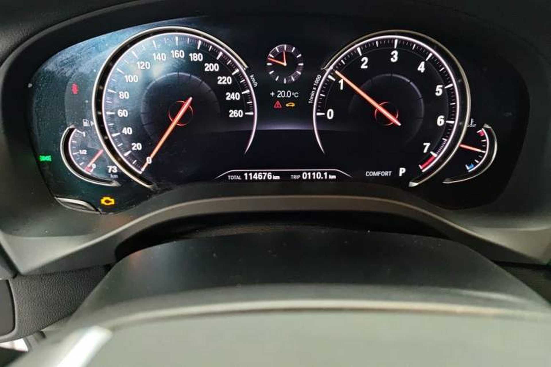 Used BMW X3 2020 xDrive28i Luxury Package Odometer Close Up