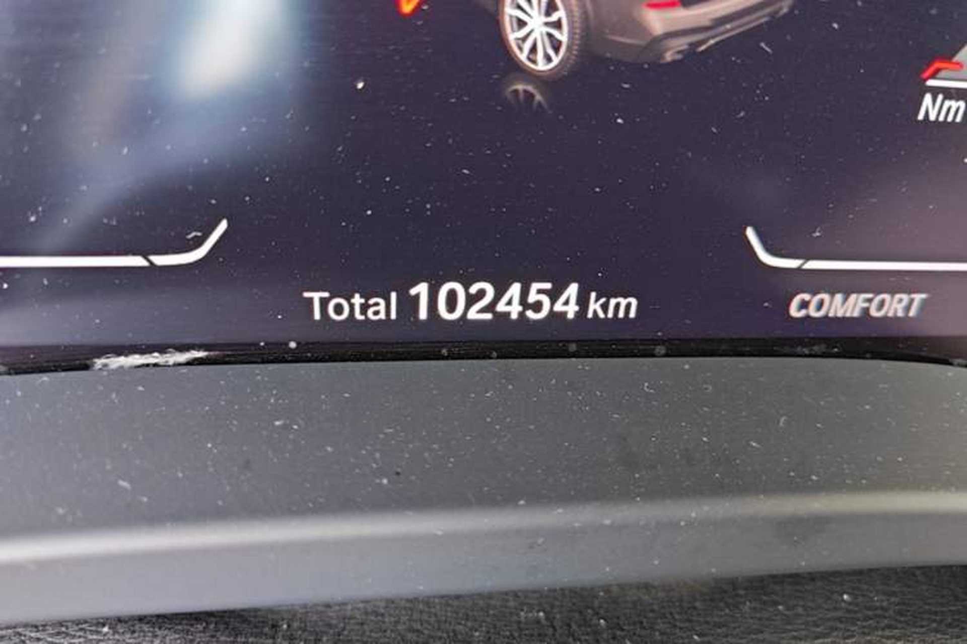 Used BMW X3 2020 xDrive25i M Sport Package Odometer Close Up