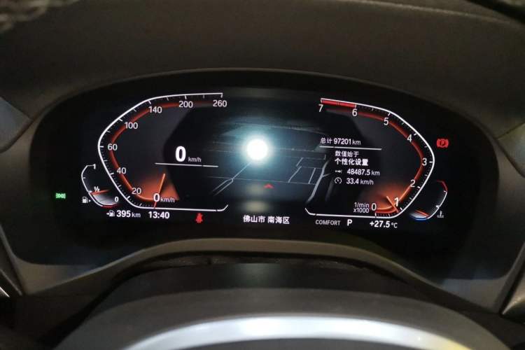 Used BMW X3 2020 xDrive28i M Sport Package Odometer Close Up