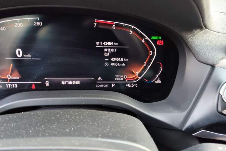 Used BMW X3 2020 xDrive28i Luxury Package Odometer Close Up