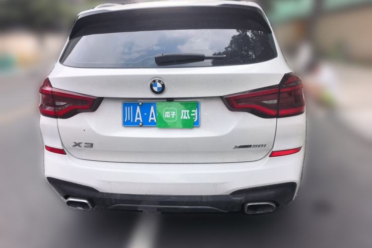 Used BMW X3 2020 xDrive30i Luxury Model with M Sport Package Rear