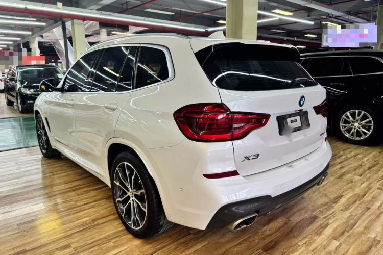 Used BMW X3 2020 xDrive30i Luxury Model with M Sport Package Rear Left 45 Deg