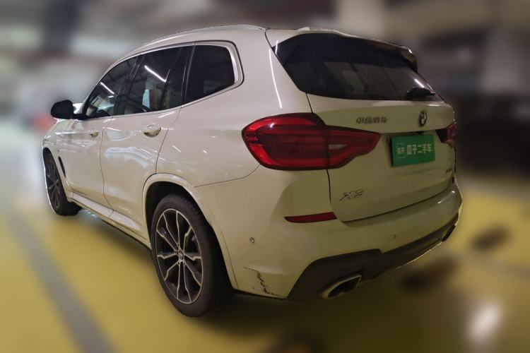 Used BMW X3 2020 xDrive30i Luxury Model with M Sport Package Rear Left 45 Deg