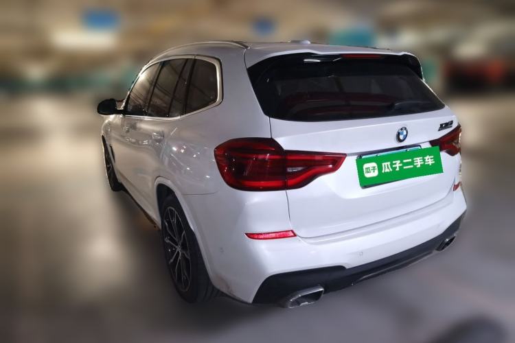 Used BMW X3 2020 xDrive30i Luxury Model with M Sport Package Rear Left 45 Deg