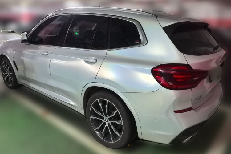 Used BMW X3 2020 xDrive30i Luxury Model with M Sport Package Rear Left 45 Deg