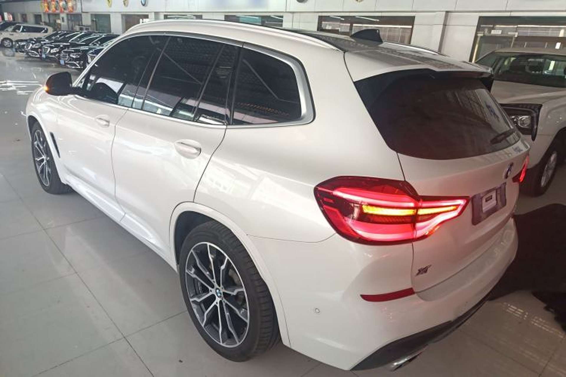 Used BMW X3 2020 xDrive30i Luxury Model with M Sport Package Rear Left 45 Deg