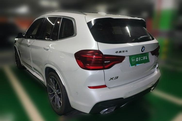 Used BMW X3 2020 xDrive30i Luxury Model with M Sport Package Rear Left 45 Deg