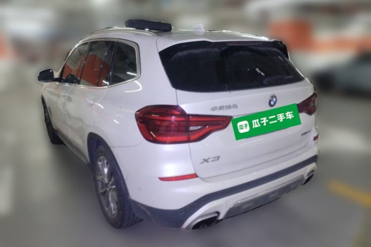 Used BMW X3 2020 xDrive25i Luxury Package Rear Left 45 Deg