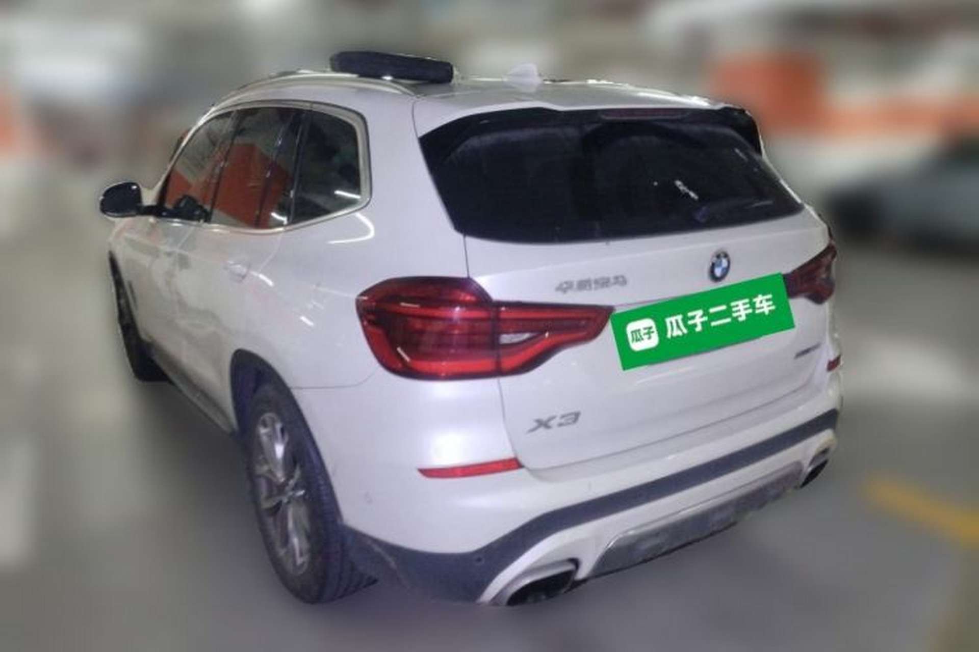 Used BMW X3 2020 xDrive25i Luxury Package Rear Left 45 Deg